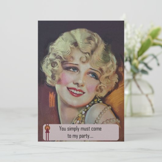 Anita Page Einladung (Stehend Vorderseite)