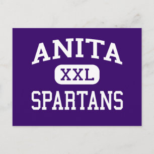 Anita - Spartans - Anita High School - Anita Iowa Postkarte