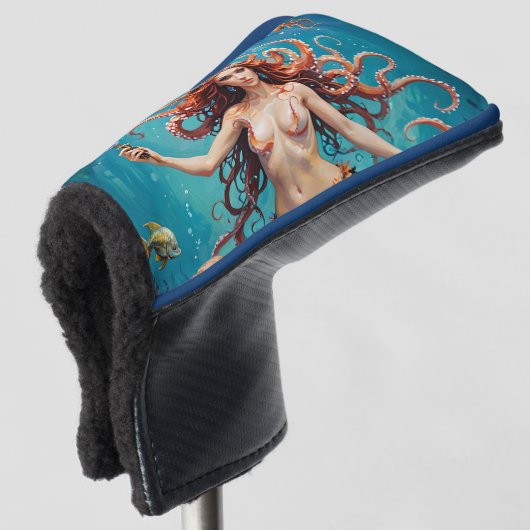 Anita The Octopus Queen, Golf Headcover (3/4 Vorderseite)