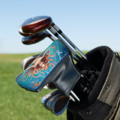 Anita The Octopus Queen, Golf Headcover (In Situ)