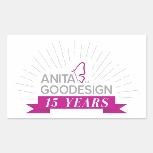 Anita's 15-jähriger Sticker (Vorderseite)