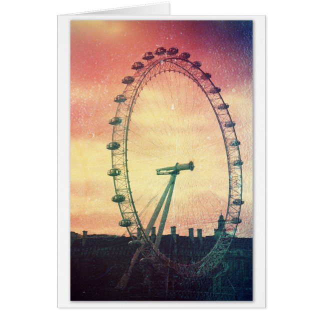 Anitiqued London Eye bei Sunrise (Vorne)