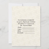 Aniversario 2 einladung (Rückseite)