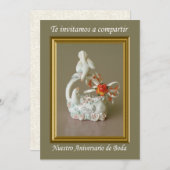 Aniversario de Bodas Einladung (Vorne/Hinten)