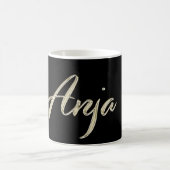 Anja white gold Handwriting Tasse Kaffeetasse (Mittel)