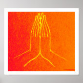 Anjali/Namaskara MudraPoster Poster (Vorne)