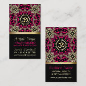 Anjali Yoga Eastern New Age Business Card Visitenkarte (Vorne/Hinten)