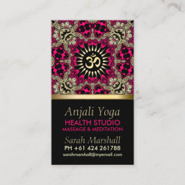 Anjali Yoga Eastern New Age Business Card Visitenkarte