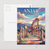 Anjar Libanon Postkarte (Vorne/Hinten)