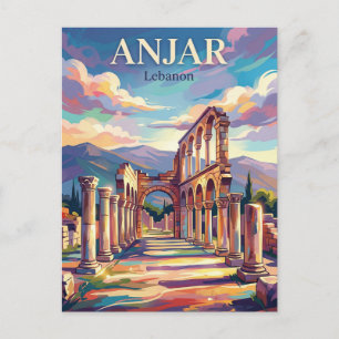 Anjar Libanon Postkarte