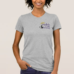 Anjellicle Katzen-Rettungs-Logo-T-Shirt T-Shirt