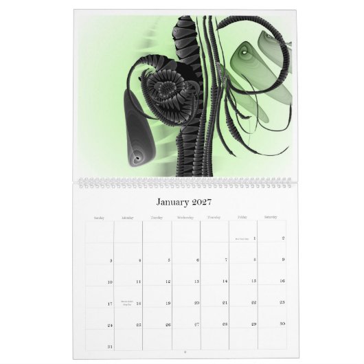 Anjo Lafin Fraktalwelt 2010 Kalender (Jan 2027)