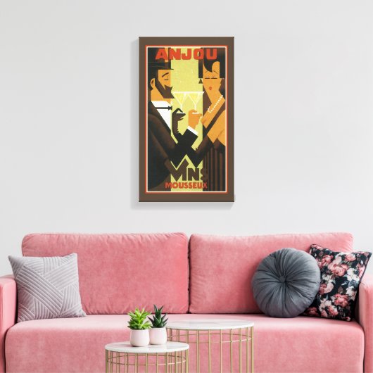 Anjou Leinwanddruck (Insitu (Wohnzimmer))