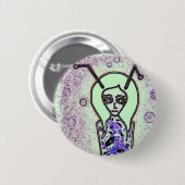 - ANKAA- Königin von Phoenix Button (Vorne & Hinten)