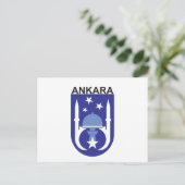 Ankara Flag Postkarte (Stehend Vorderseite)