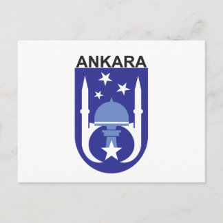 Ankara Flag Postkarte