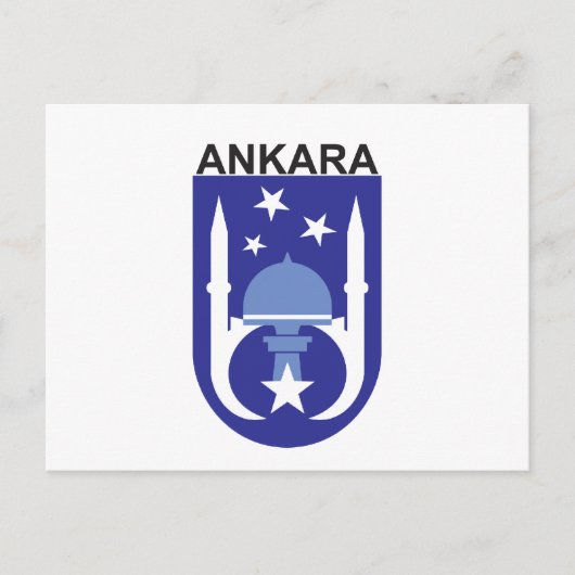 Ankara Flag Postkarte (Vorderseite)