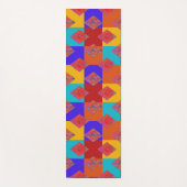 Ankara Inspirierte Vibrant Colors Two Designs Yogamatte (Vorderseite)