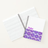 Ankara-Muster lila Notebook Notizblock (Innenseite)