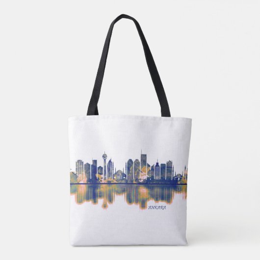 Ankara Skyline Tasche (Rückseite)