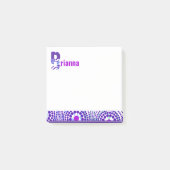 Ankara Stoff Design Post, Notizen (Vorderseite)