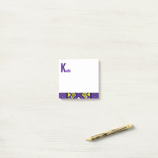 Ankara Stoff Design Post, Notizen (Auf Schreibtisch)