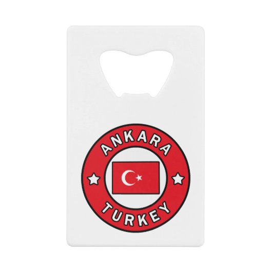 Ankara Türkei Geldbeutel Flaschenöffner (Vorderseite)