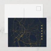 Ankara Türkei Karte Minimal (Vorne/Hinten)