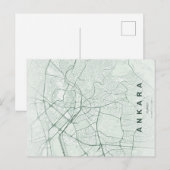 Ankara Türkei Karte Minimal (Vorne/Hinten)