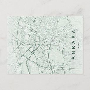 Ankara Türkei Karte Minimal