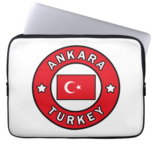 Ankara Türkei Laptopschutzhülle (Vorderseite)