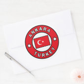 Ankara Türkei Runder Aufkleber (Umschlag)