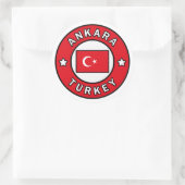 Ankara Türkei Runder Aufkleber (Tasche)