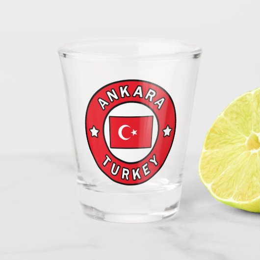 Ankara Türkei Schnapsglas (Vorderseite)