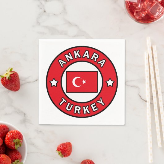 Ankara Türkei Serviette (Beispiel)
