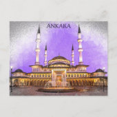 Ankara Turkey Kocatepe Mosque Postkarte (Vorderseite)