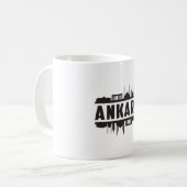 Ankara Turkey Skyline Cityscape Geschenk Idee Kaffeetasse (Vorderseite Links)