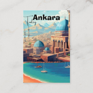 Ankara Turkey wall art - Turkey, Ankara print, Ank Visitenkarte
