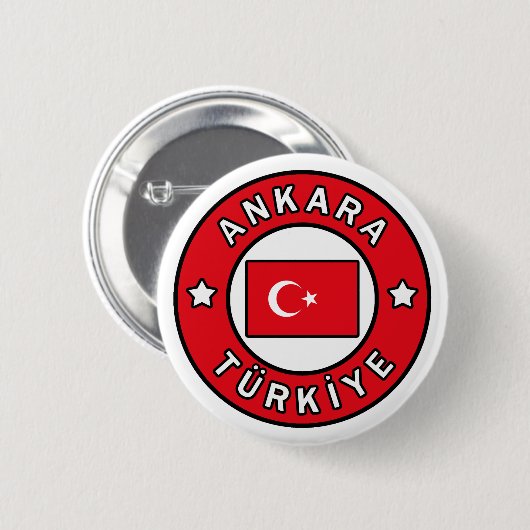 Ankara Türkiye Button (Vorne & Hinten)