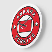 Ankara Türkiye Große Wanduhr (Winkel)