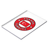 Ankara Türkiye Notizblock (Linke Seite)