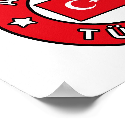 Ankara Türkiye Poster (Ecke)