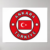 Ankara Türkiye Poster (Vorne)