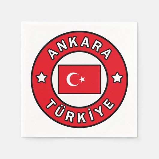 Ankara Türkiye Serviette (Vorderseite)