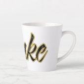 Anke black gold Lettering Latte Tasse (Rechts)