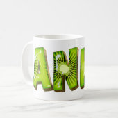 Anke Name Kiwi Style Tasse Teetasse Kaffeetasse (Vorderseite Links)