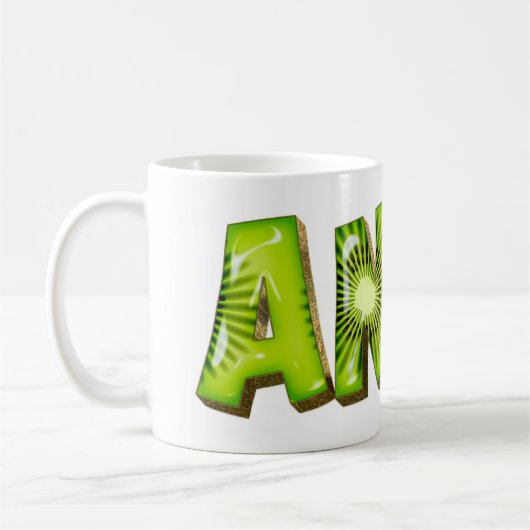 Anke Name Kiwi Style Tasse Teetasse Kaffeetasse (Links)