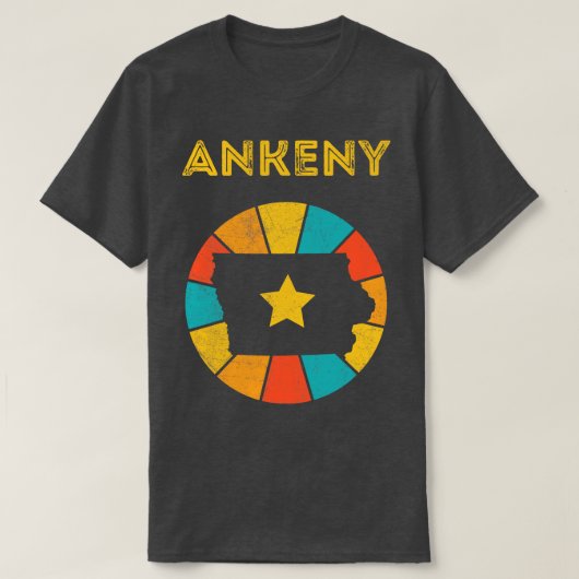 Ankeny Iowa Vintag Distressed Souvenir 1 T-Shirt (Design vorne)