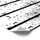 Anker an gereiften Streifen Poster (Ecke)