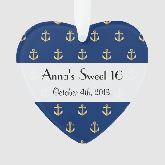 Anker, Anker, Anker, Anker, Seeschwalbe, Süße 16 Ornament (Vorderseite)